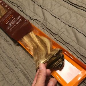 Remy blonde Hair Extensions. *Never used*